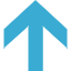 ↑